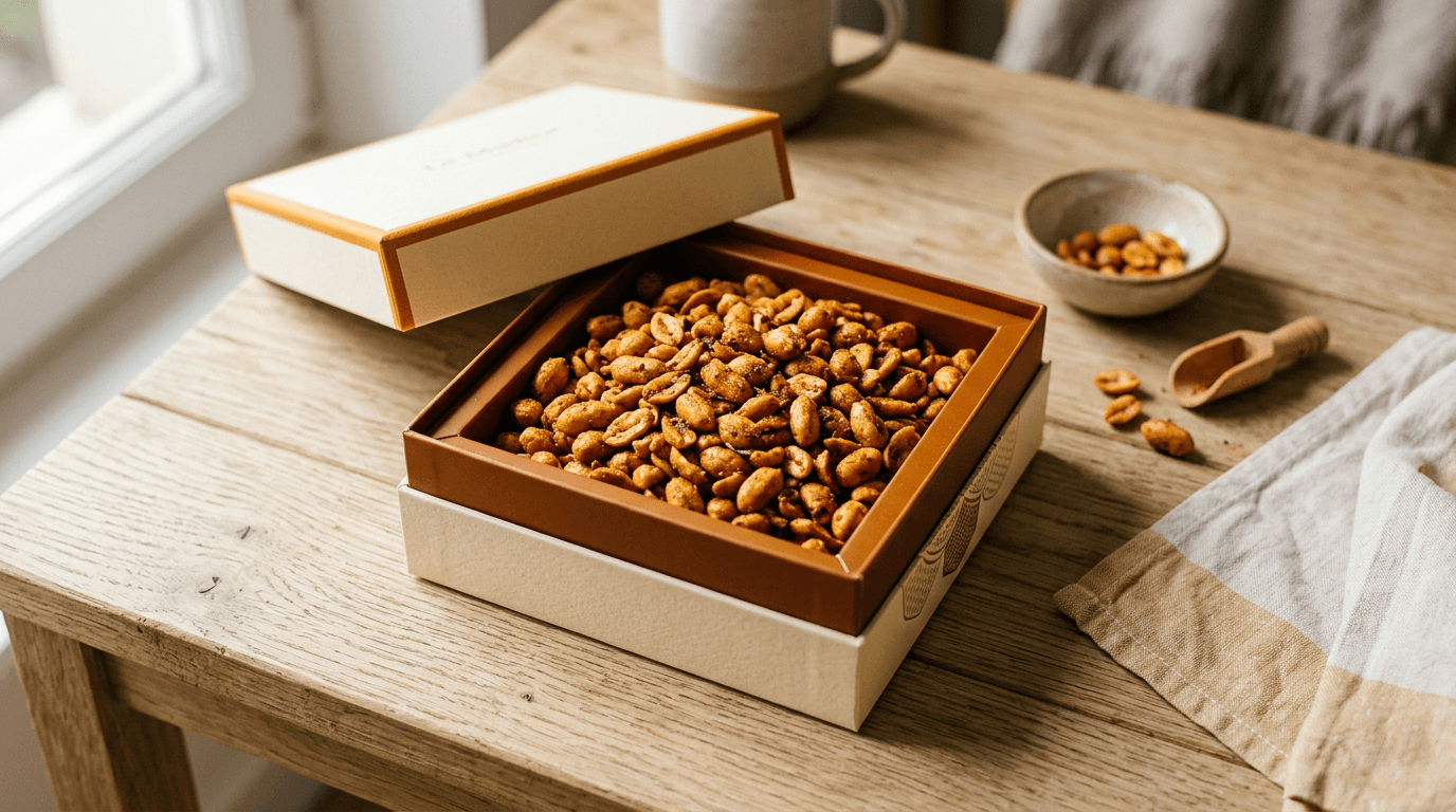 Harissa Spiced Peanuts — 1